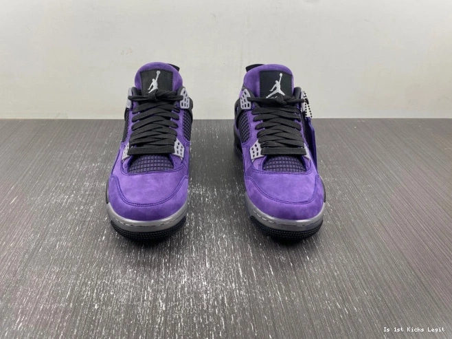 Air Purple x Travis Suede Scott 4 Jordan 0817